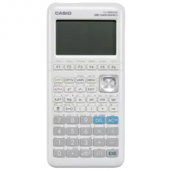 Casio FX-9860GIII-W-ET grafinis skaičiuotuvas, Natural V.P.A.M., 552 funkcijos, saulės ir baterija, juodas