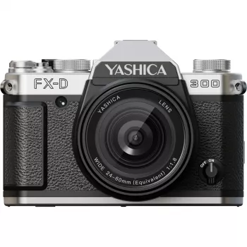Yashica FX-D 300 35mm SLR Juosta Fotoaparatas (Juodas)