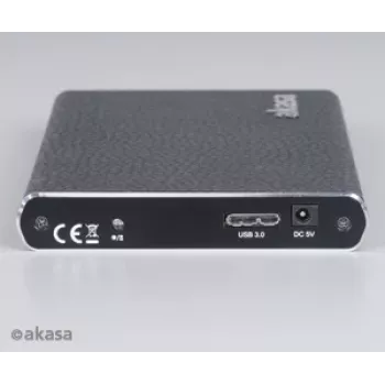 Akasa lite S AK-IC09U3-BK - 2,5 inch išorinis diskų dėklas - USB 3.0 - Juodas