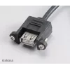 Akasa AK-CBUB06-60BK vidinis į išorinį USB 2.0 laidas, 60 cm, juodas
