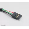 Akasa AK-CBUB06-60BK vidinis į išorinį USB 2.0 laidas, 60 cm, juodas