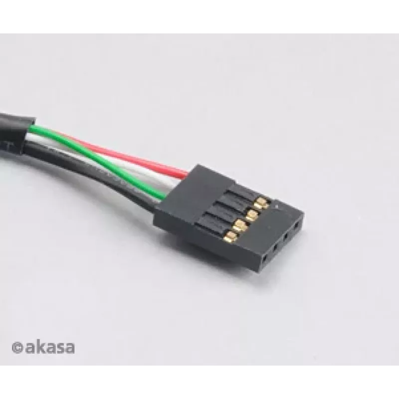 Akasa AK-CBUB06-60BK vidinis į išorinį USB 2.0 laidas, 60 cm, juodas