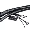 Akasa AK-TK-01BK kabelių tvarkymo rinkinys - juodas