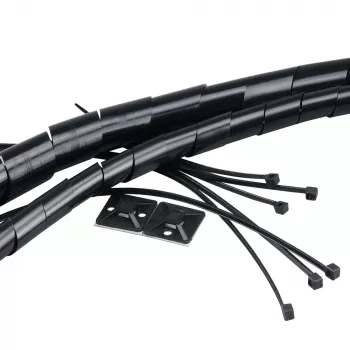 Akasa AK-TK-01BK kabelių tvarkymo rinkinys - juodas
