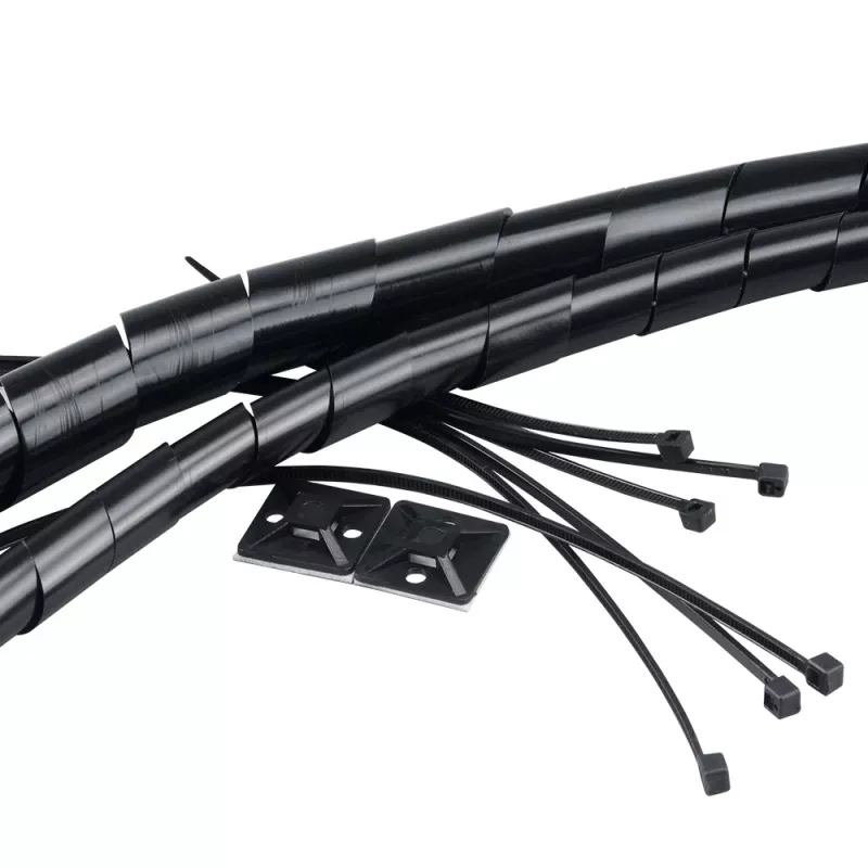 Akasa AK-TK-01BK kabelių tvarkymo rinkinys - juodas