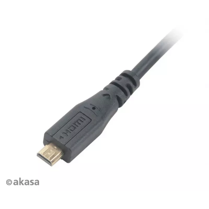 Akasa 1,5m High Speed HDMI with Ethernet Cable - HDMI Type A to Micro HDMI - 4K - Juoda