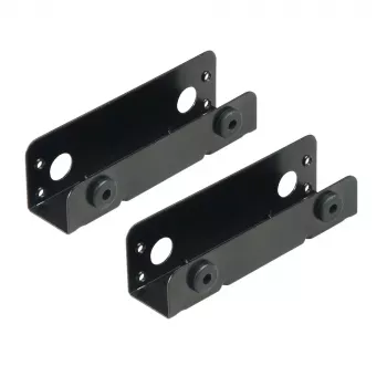 Akasa AK-HDA-08BK 5,25 colio į 3,5 colio diskų skyriaus adapteris, juodas