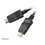 Akasa HDMI 2m laidas - High Speed su Ethernet, 4K @ 30Hz, auksu padengtas, juodas