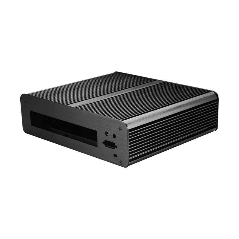Akasa Euler T Mini Tower PC Case Black Mini-ITX Aluminium 2.5 Inch