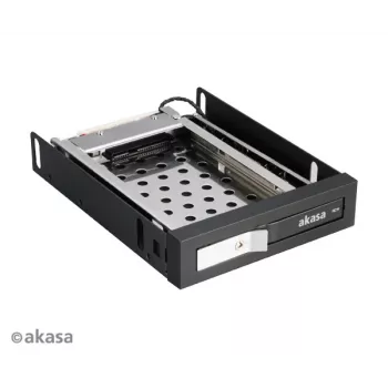 Akasa AK-IEN-08 2,5 colio į 3,5 colio kietojo disko adapteris - SATA III 6 Gbit/s - Plastikas/Nerūdijantis plienas - Juoda