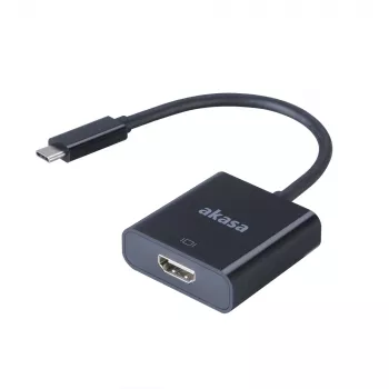 Akasa išorinis vaizdo adapteris - USB-C į HDMI - 4K@60Hz - juodas