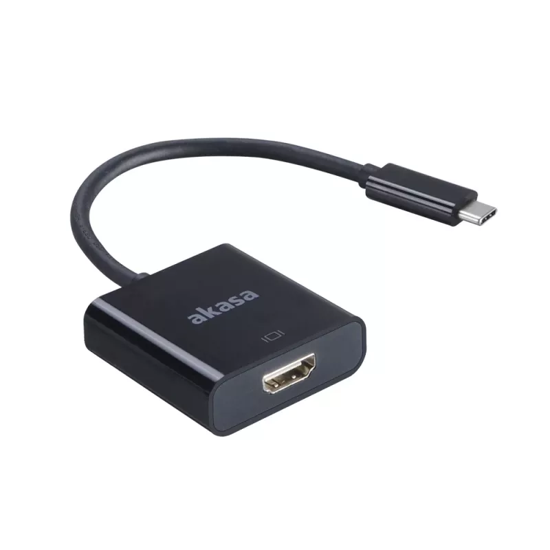 Akasa išorinis vaizdo adapteris - USB-C į HDMI - 4K@60Hz - juodas