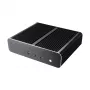 Akasa Euler TX Fanless Thin Mini-ITX Case - Aluminum - Black