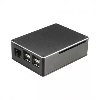 Akasa A-RA02-M1B Raspberry Pi korpusas – aliuminis – be ventiliatoriaus, pasyvusis aušinimas – juodas