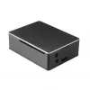 Akasa A-RA02-M1B Raspberry Pi korpusas – aliuminis – be ventiliatoriaus, pasyvusis aušinimas – juodas