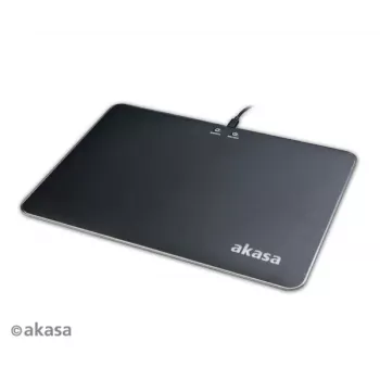 Akasa Vegas X9 LED žaidimų pelės kilimėlis, 350 x 250 mm, USB, juodas (AK-MPD-04RB)