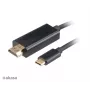 Akasa AK-CBCA12-18BK USB-C į HDMI adapterio laidas 1,8m juodas