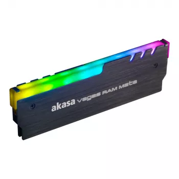 Akasa AK-MX248 Vegas RAM Mate Addressable RGB Heatsink - Juoda