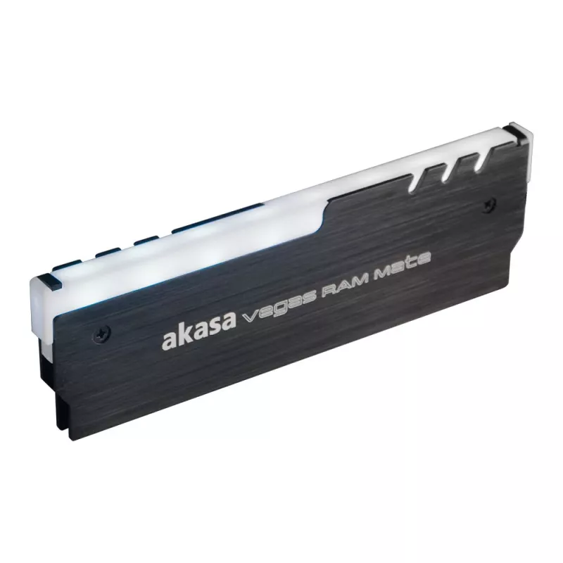 Akasa AK-MX248 Vegas RAM Mate Addressable RGB Heatsink - Juoda