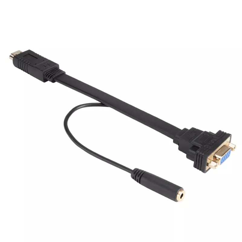 Akasa AK-CBHD18-20BK HDMI į VGA adapterio laidas 0,2 m juodas