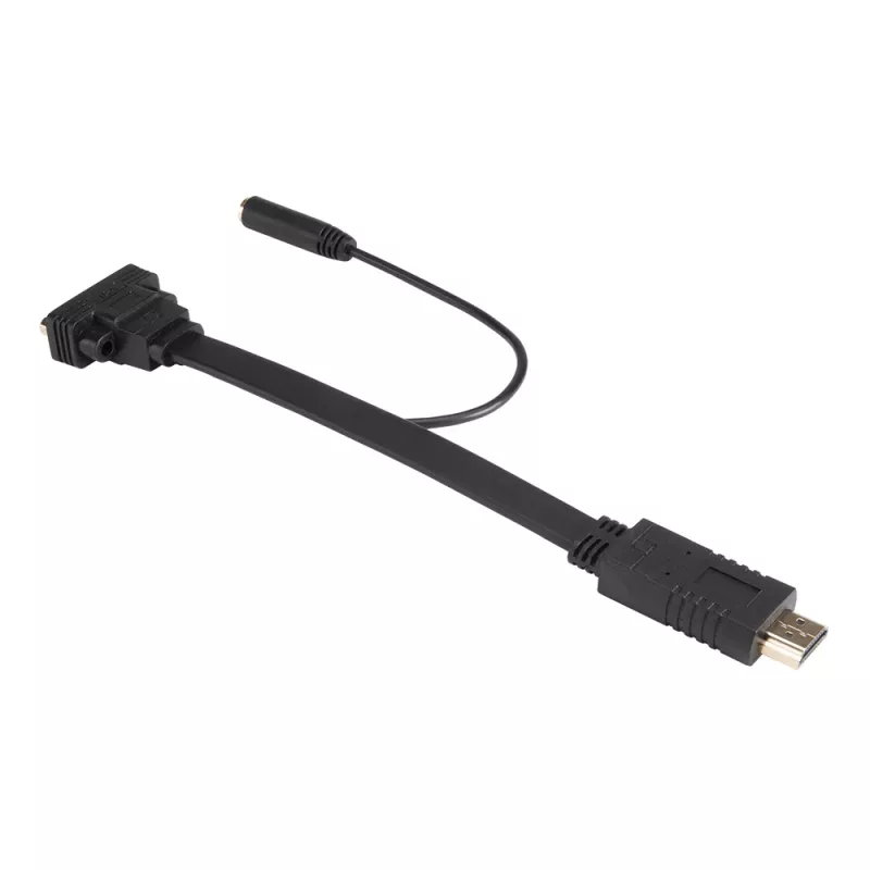Akasa AK-CBHD18-20BK HDMI į VGA adapterio laidas 0,2 m juodas