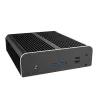 Akasa A-NUC50-M1B Bekorpusis NUC Korpusas - Aliuminis - Juodas - UCFF - 2,5 inch Diskų Vieta