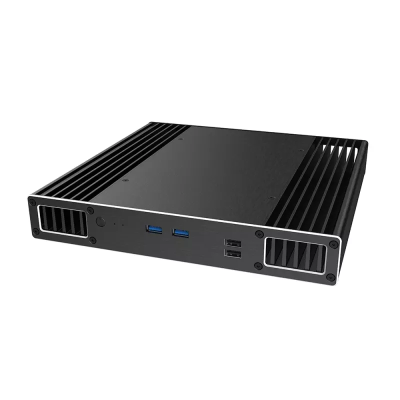 Akasa Plato PX - Stalinis kompiuteris - PC - Aliuminis - Juodas - UCFF - Namų biuras