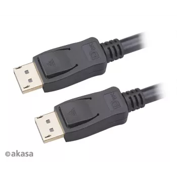 Akasa AK-CBDP23-50BK DisplayPort 1.4 laidas 5 m juodas
