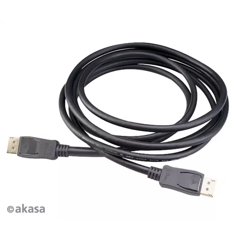 Akasa AK-CBDP23-50BK DisplayPort 1.4 laidas 5 m juodas
