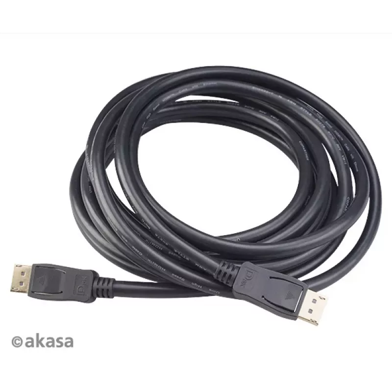 Akasa AK-CBDP23-50BK DisplayPort 1.4 laidas 5 m juodas