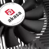 Akasa KS7 Intel LGA 1200/115X Low Profile CPU Cooler 16mm Height Screws and Backplate
