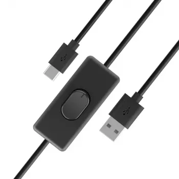 Akasa AK-CBUB57-15BK USB 2.0 laidas - USB-A į USB-C - 1,5 m - juodas