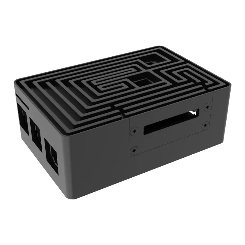 Akasa MazePro aliuminis korpusas, skirtas Raspberry Pi 4