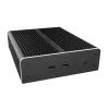 Akasa Newton NE Mini-ITX korpusas - juodas - aliuminis - be ventiliatoriaus - 2,5 inch kietasis diskas / SSD - 150,6 mm