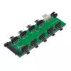 Akasa FLEXA FP10H PWM ventiliatorių jungčių plėtiklis 1→10 su 30 cm laidu