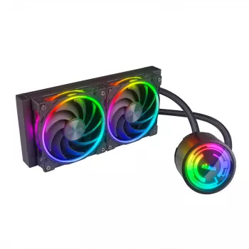 Akasa SOHO 240 skysčių aušinimo sistema, 120 mm, juoda