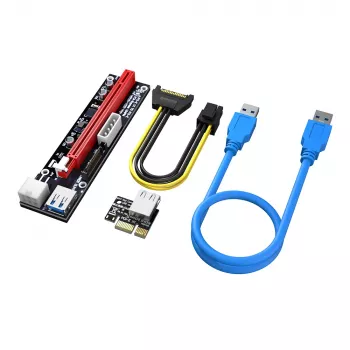 Akasa 6 Sets PCIe Riser Adapter Card for GPU Mining X16 to X1