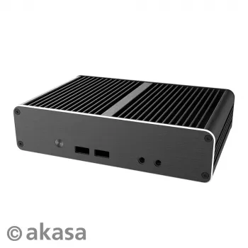 Akasa Newton CAC Fanless Case, Intel NUC 11th Gen Atlas Canyon (juodas)