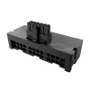 Akasa G-Nexus P24 90 laipsnių 12VHPWR adapteris 12+4 kontaktų kištukas į 3x8 kontaktų lizdą, 600W, juodas