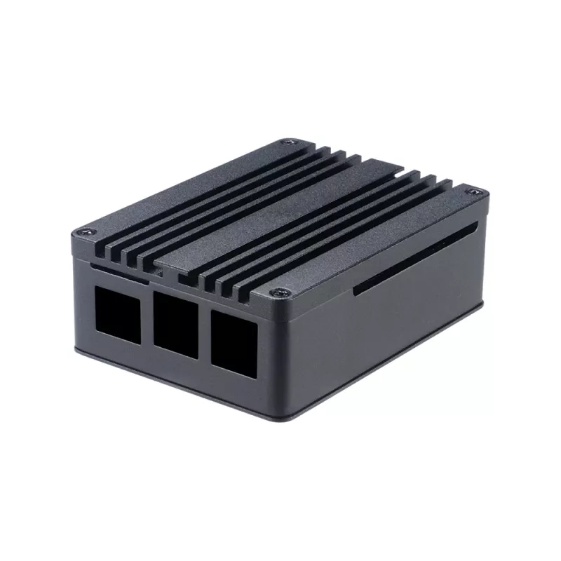 Akasa Raspberry Pi Model 3B+/B aliuminis dėklas – juodas