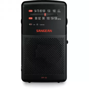 Sangean SR-35 Black nešiojamas AM/FM analoginis radijo imtuvas
