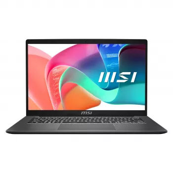 MSI Modern 14 F1MG-876FRNN nešiojamas kompiuteris, 14 colių Full HD IPS, Intel Core 5 120U, 16GB DDR4, 512GB SSD, Windows 11 Pro, prancūziška AZERTY klaviatūra