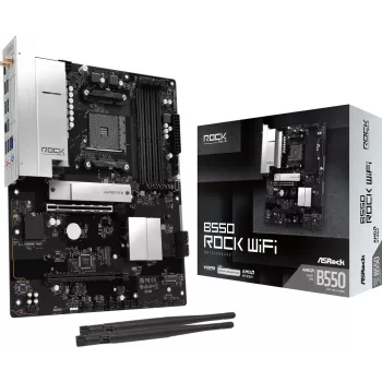 ASRock B550 ROCK WiFi ATX AM4 motininė plokštė