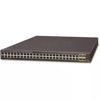 Planet GS-4210-48T4S Valdomas Gigabit Switch - 48 prievadų 10/100/1000 + 4 SFP