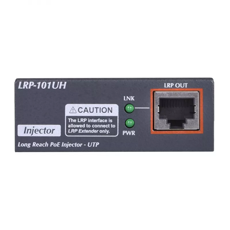PLANET LRP-101UH Long Reach PoE Prailgintuvas, Montuojamas Ant Sienos, 500m, 30W