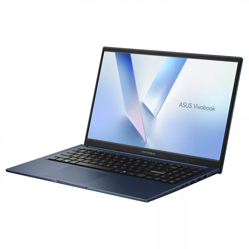 ASUS Vivobook 15 X1504MA-ISSBQ869W nešiojamasis kompiuteris, 15,6 colio, Intel Core 3 304, 8GB DDR5, 256GB SSD, Windows 11 Home, AZERTY (FR) klaviatūra, Quiet Blue