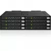 ICY DOCK ToughArmor MB998V4P-B 8-Bay U.2/U.3 NVMe SSD PCIe 4.0 Mobile Rack Enclosure for 5.25-Inch Bay (4 x SlimSAS 8i SFF-8654)