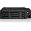ICY DOCK ToughArmor MB998V4P-B 8-Bay U.2/U.3 NVMe SSD PCIe 4.0 Mobile Rack Enclosure for 5.25-Inch Bay (4 x SlimSAS 8i SFF-8654)