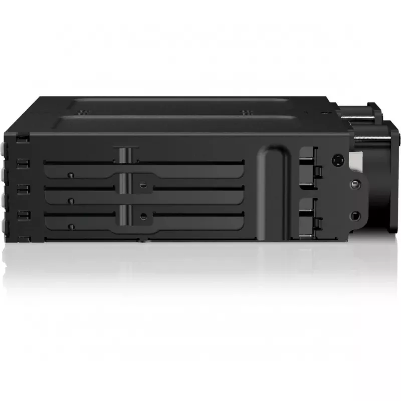 ICY DOCK ToughArmor MB998V4P-B 8-Bay U.2/U.3 NVMe SSD PCIe 4.0 Mobile Rack Enclosure for 5.25-Inch Bay (4 x SlimSAS 8i SFF-8654)