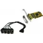 EXSYS EX-41388 PCI 8 prievadų RS-232 nuoseklioji plokštė su žemo profilio laikikliu (SystemBase)